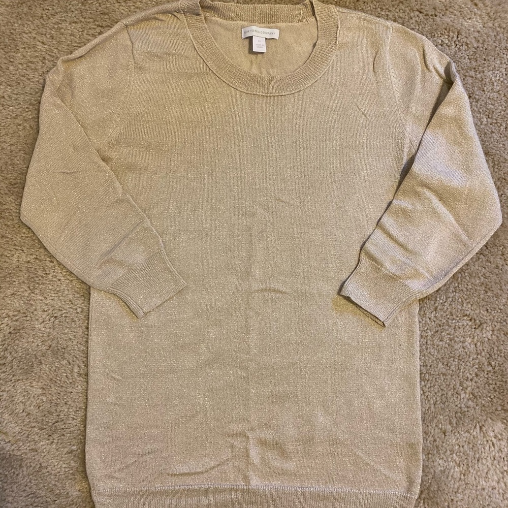Gold sweater